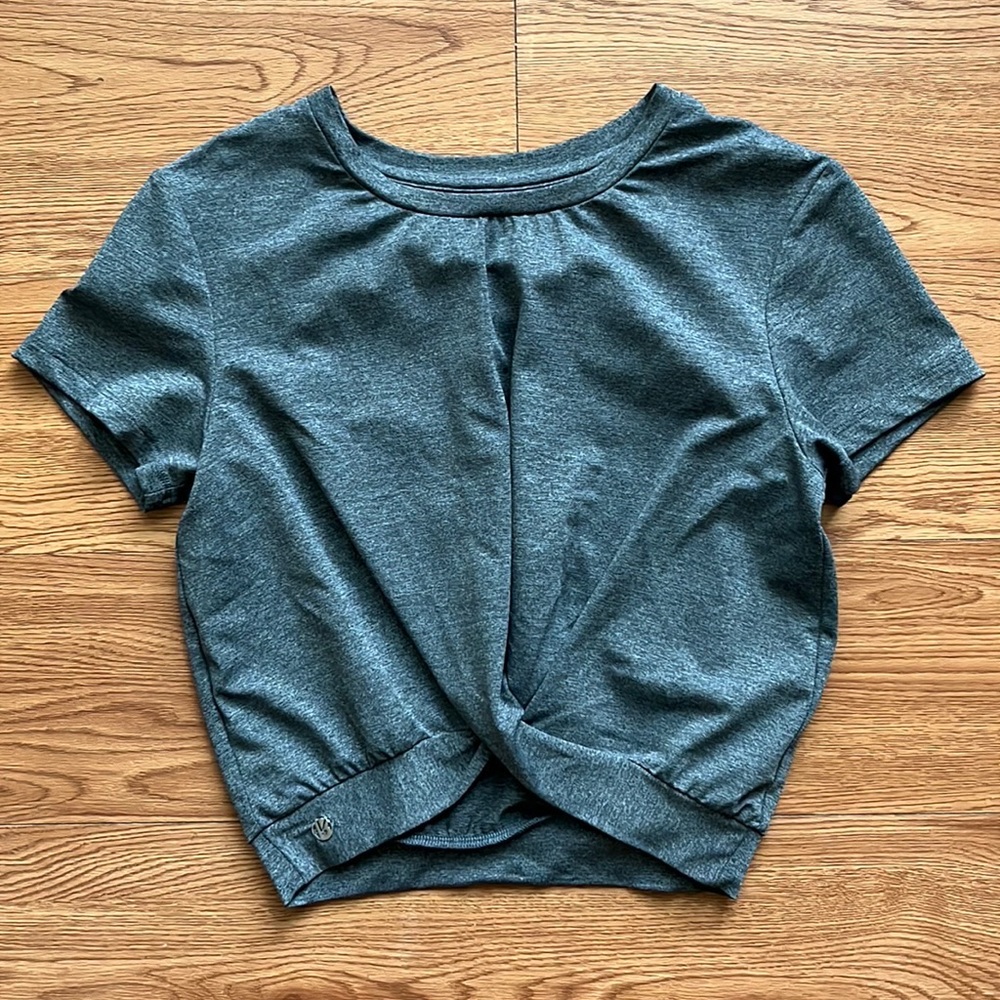 Grey Crop Top